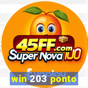 win 203 ponto